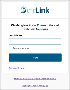 ctcLink login