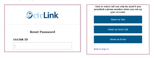 ctclink sign in options