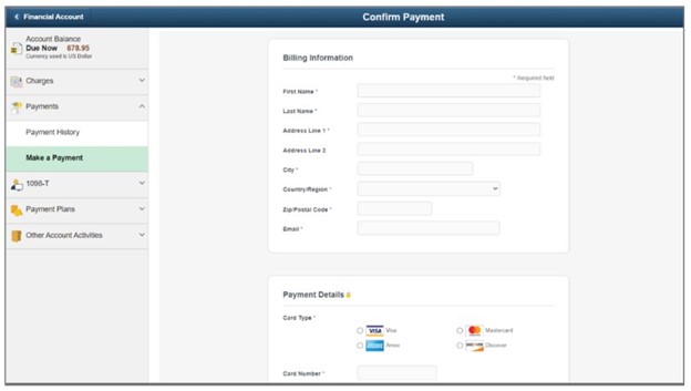 make a payment