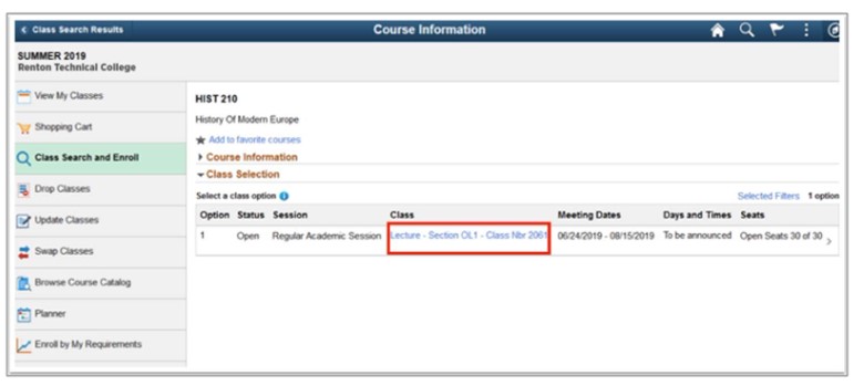 a red box around a class