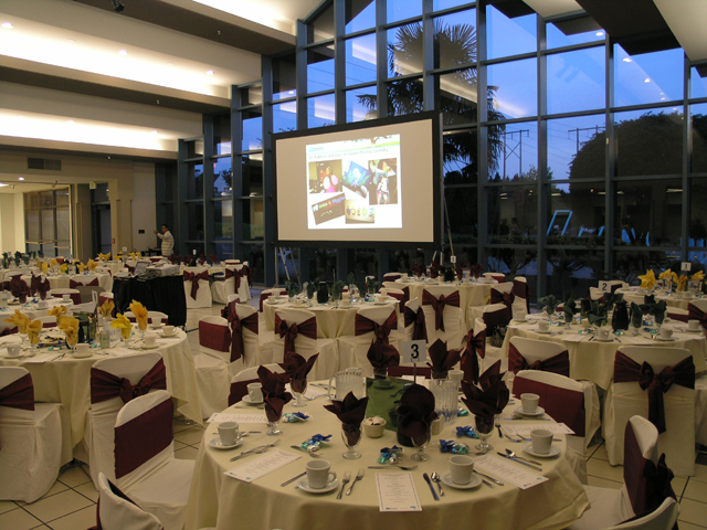 RTC's cafeteria space seating up to 350.