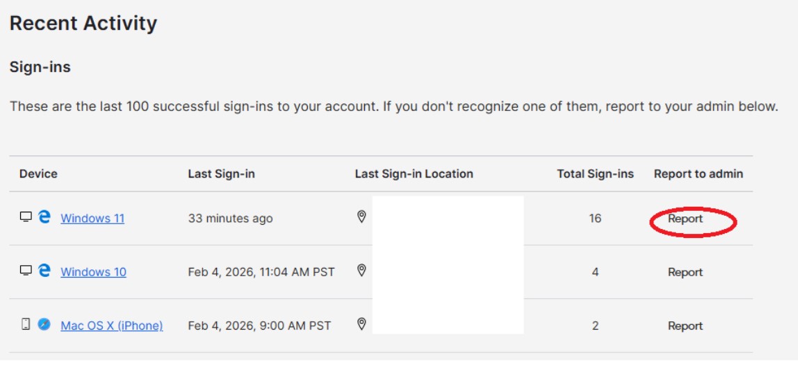 Okta Recent Activity Okta Recent Activity